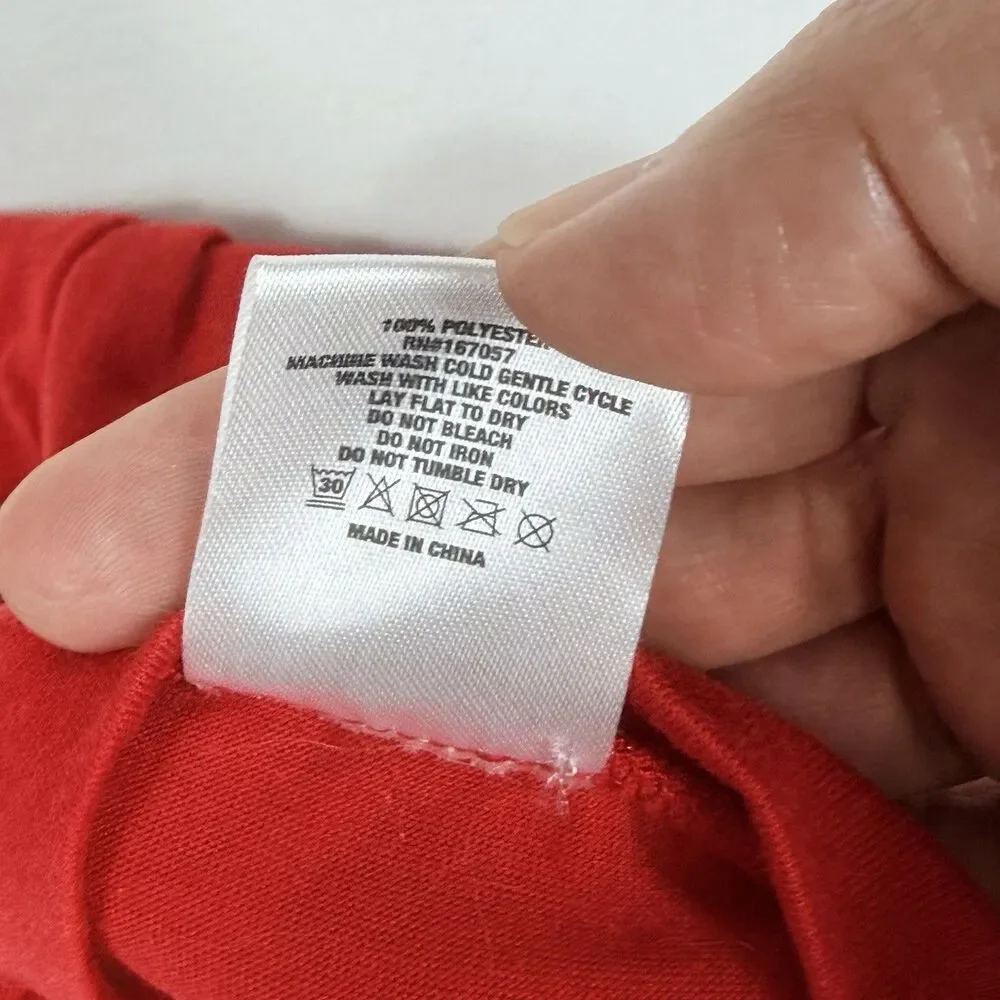 Buc-ee’s Pet Dog T-Shirt Red Beaver Logo Size Medium